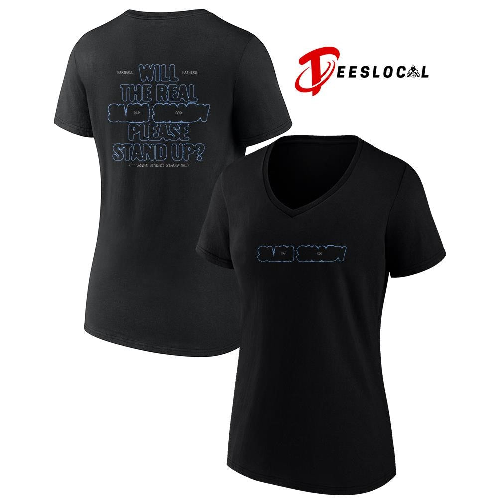 Eminem will the real Slim Shady Rap God please stand up graphic shirt Unisex