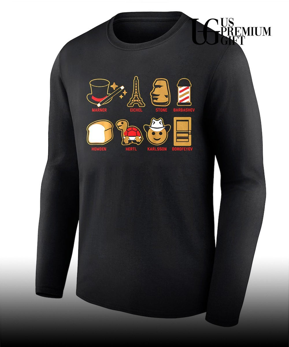 Emoji Stars Vegas Golden Knights NHL 2026 shirt Unisex