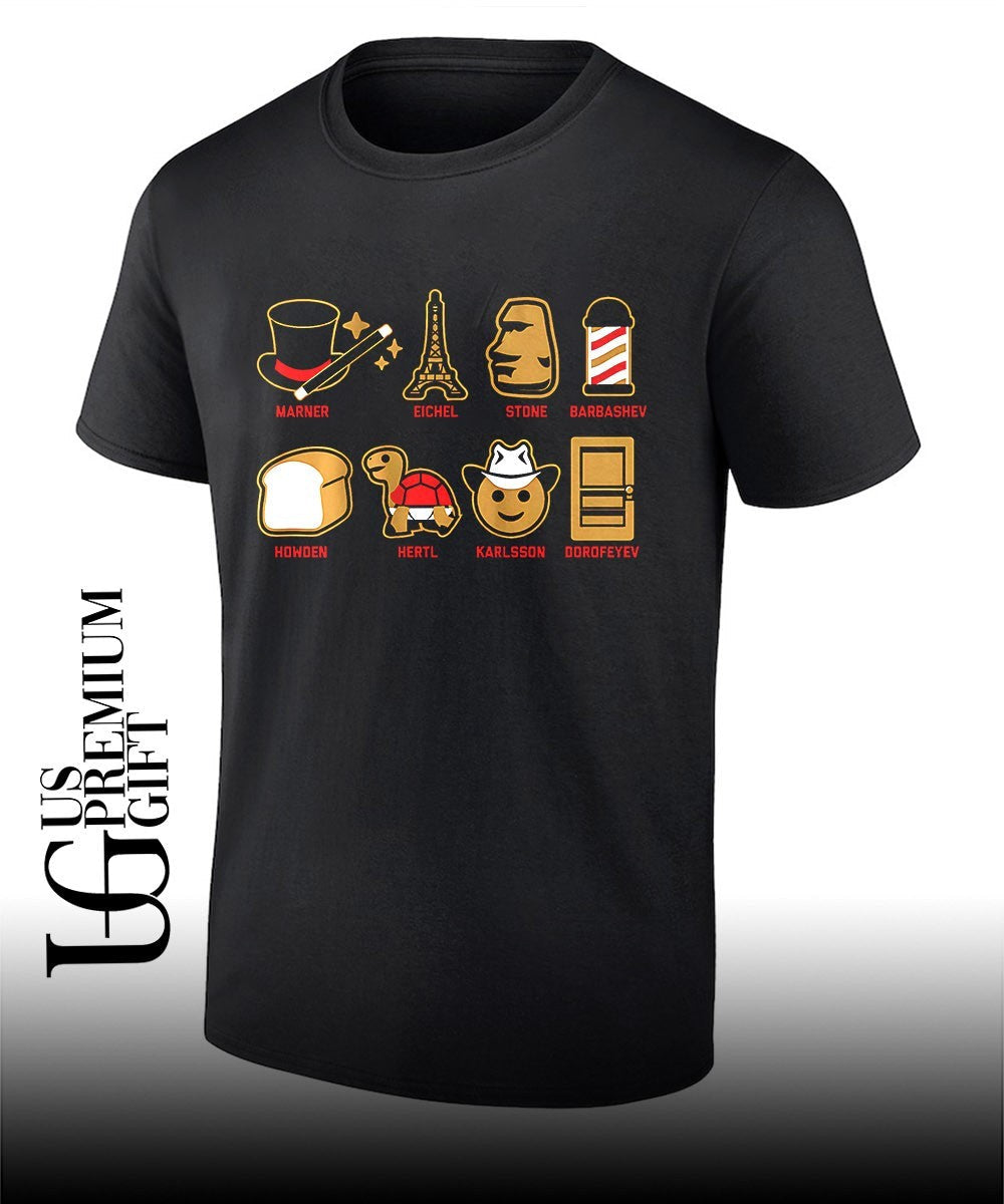 Emoji Stars Vegas Golden Knights NHL 2026 shirt Unisex