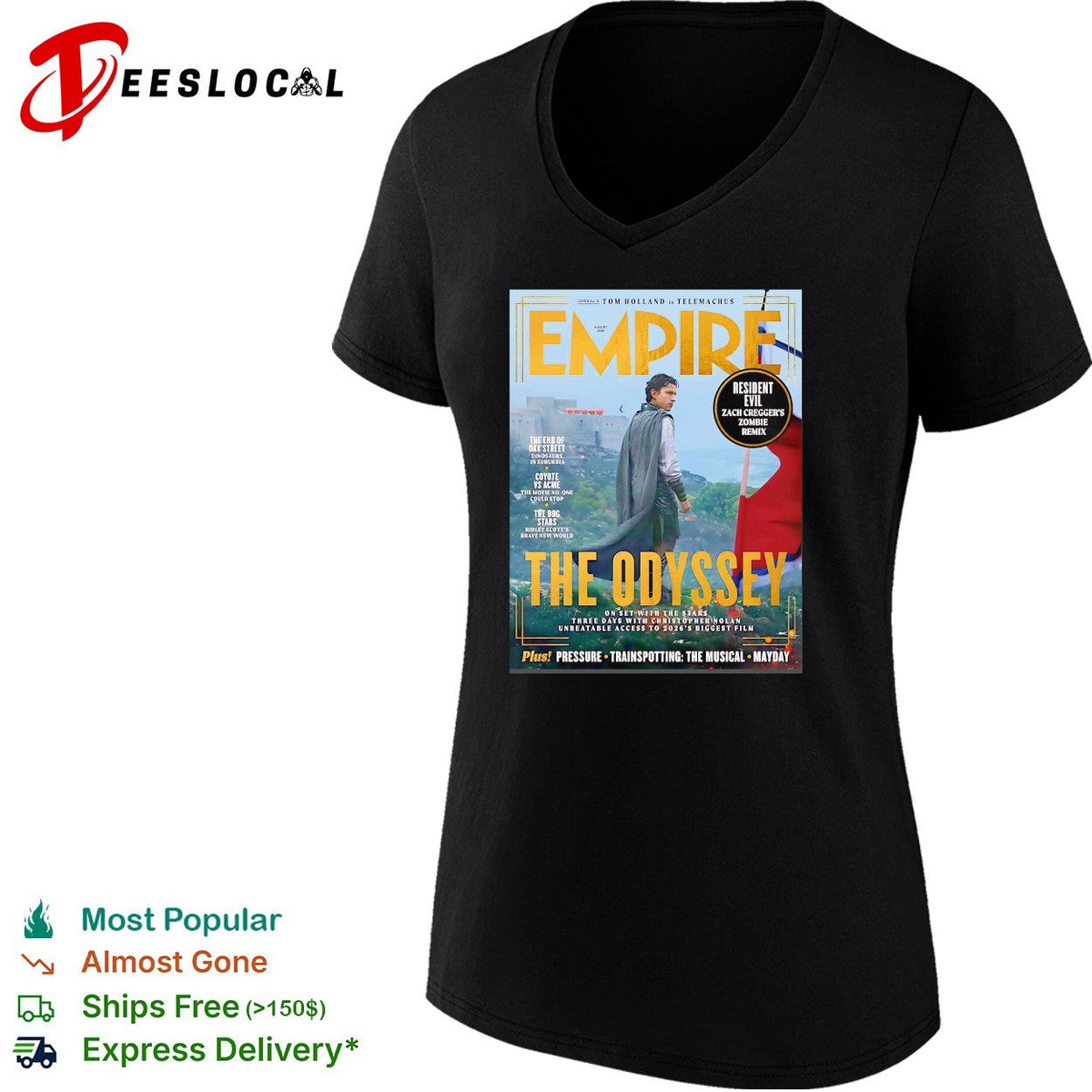 Empire magazine The Odyssey cliff cover shirt Unisex