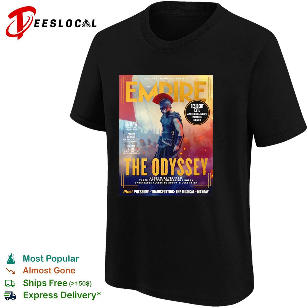Empire magazine The Odyssey warrior cover shirt Unisex