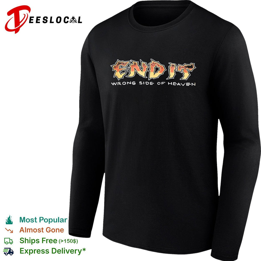 End It Wrong Side of Heaven heavy metal band logo music concert shirt Unisex