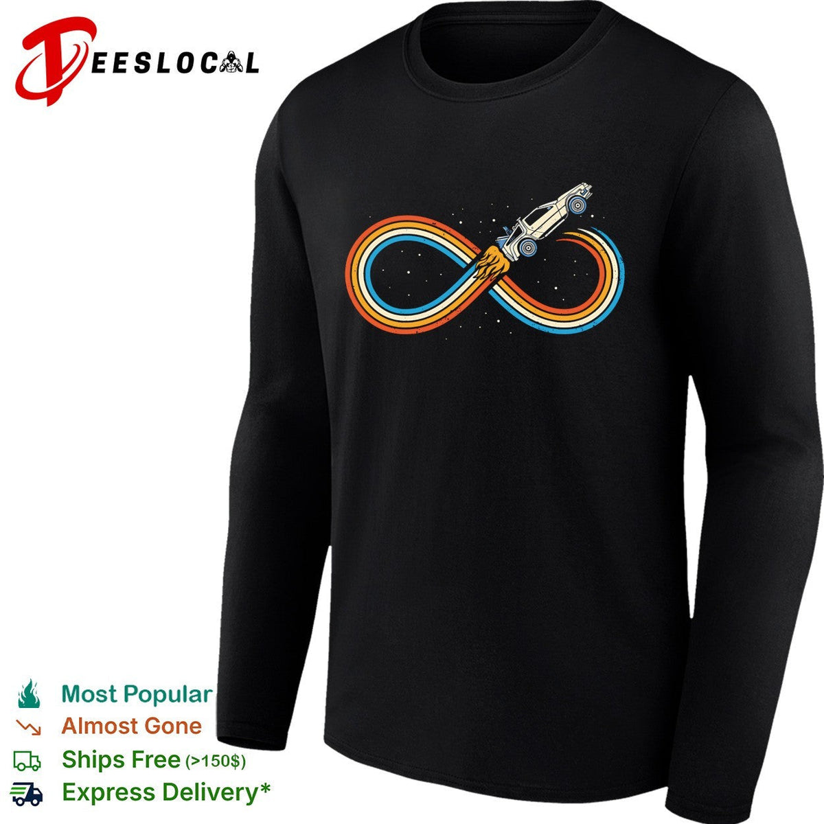 Endless Time Travel Back to the Future shirt Unisex