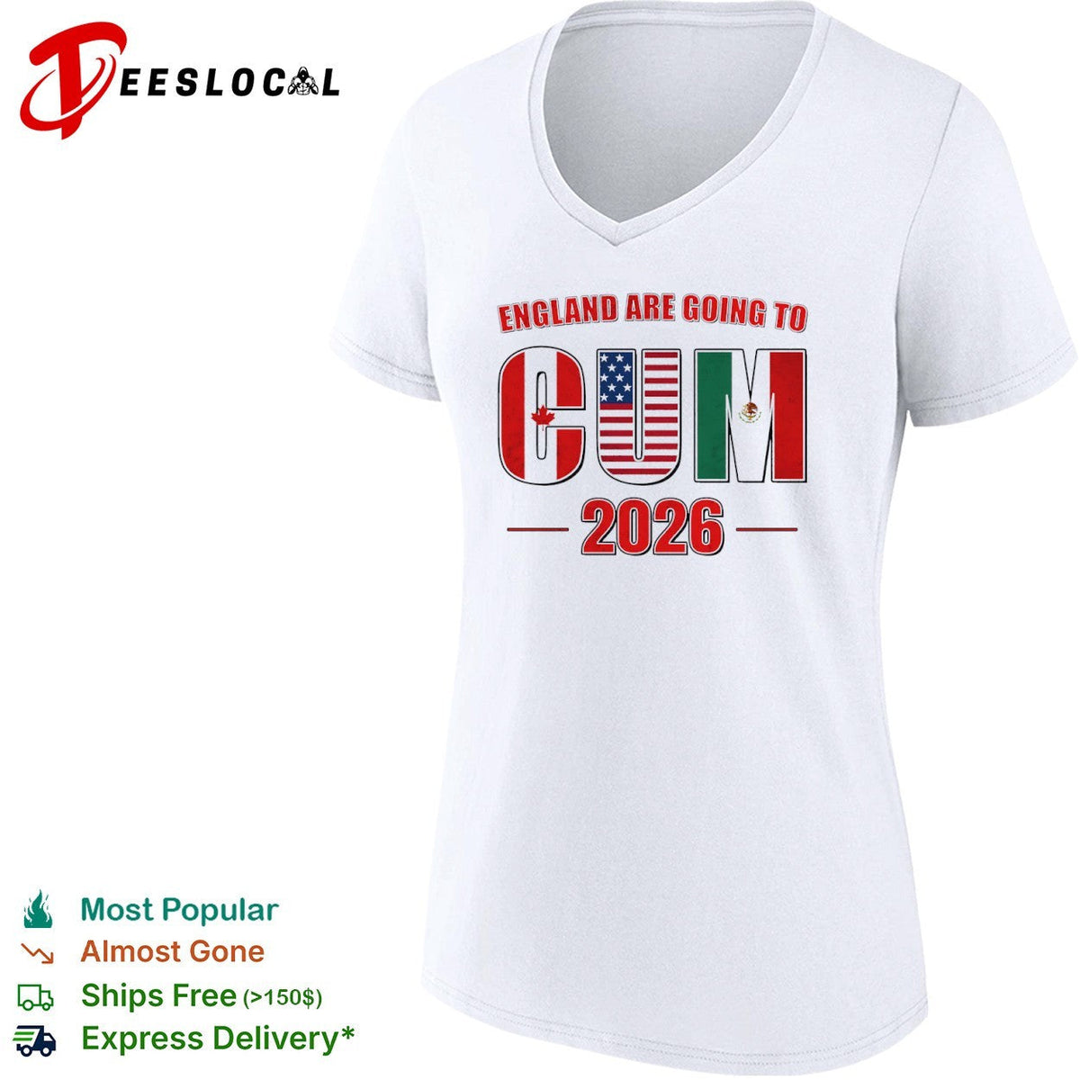 England are going to CUM 2026 Canada USA Mexico World Cup soccer football shirt Unisex