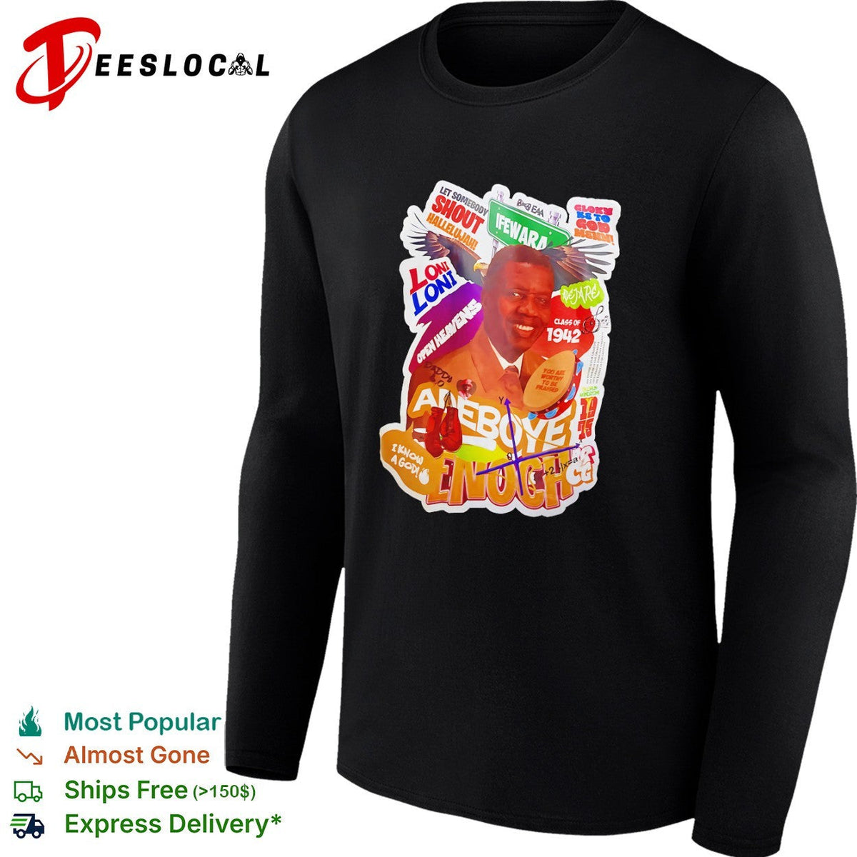Enoch Adeboye Ifewara Shout Hallelujah Loni Loni Open Heavens Class of 1942 shirt Unisex