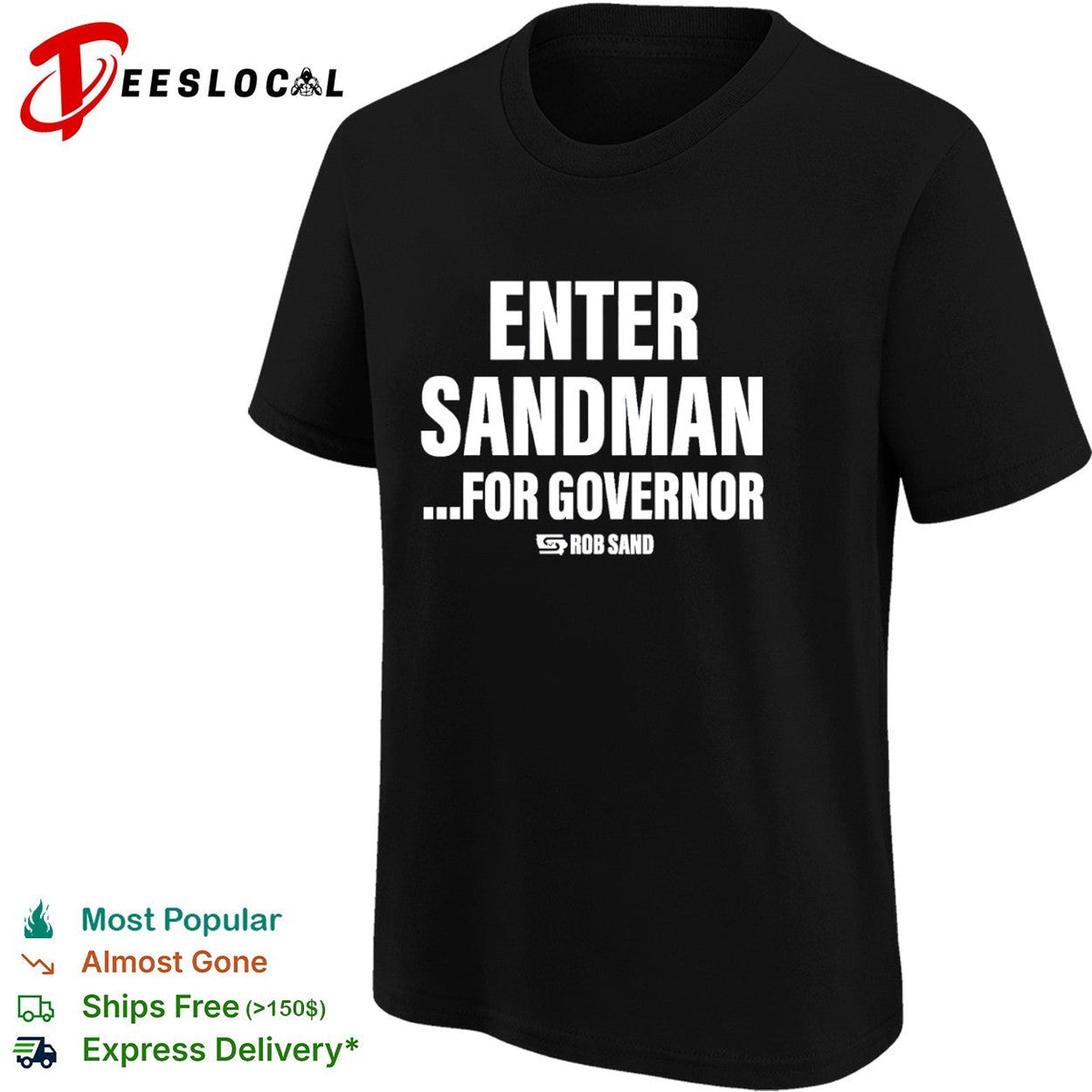Enter Sandman for Governor Rob Sand shirt Unisex