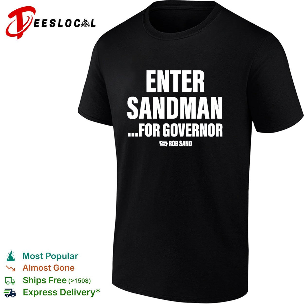 Enter Sandman for Governor Rob Sand shirt Unisex