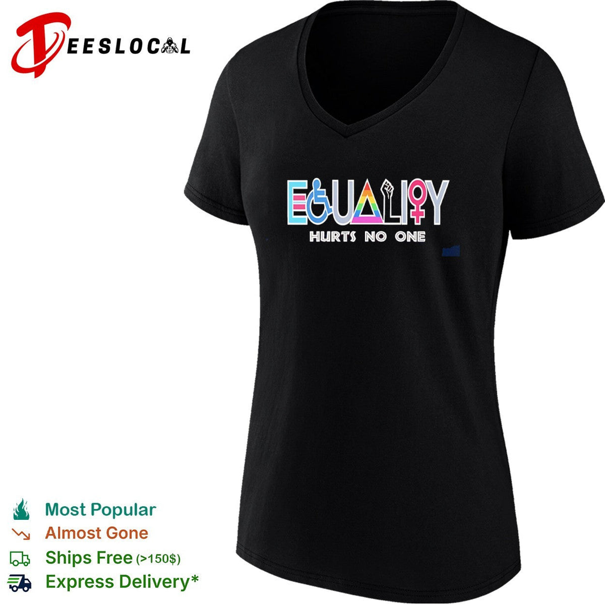 Equality Hurts No One Equality Diversity Inclusion LGBTQ shirt Unisex