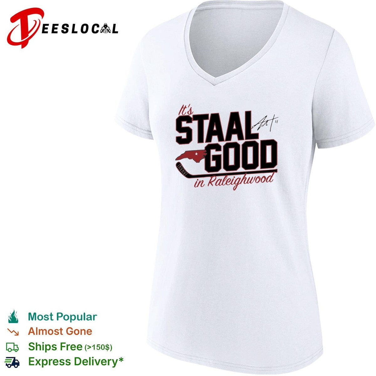 Eric Staal Carolina Hurricanes NHL It’s Staal Good in Raleighwood hockey shirt Unisex