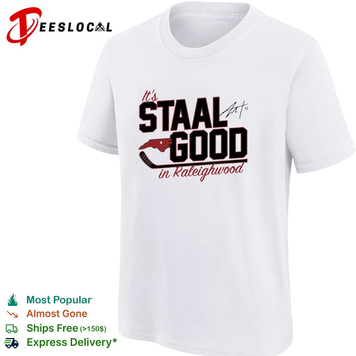Eric Staal Carolina Hurricanes NHL It’s Staal Good in Raleighwood hockey shirt Unisex