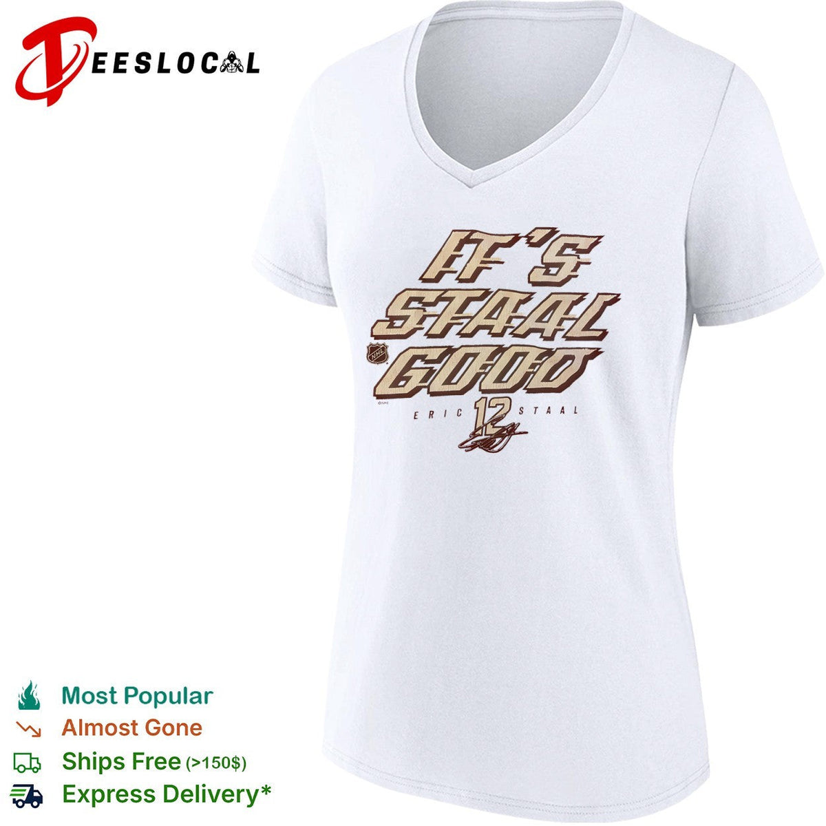 Eric Staal Carolina Hurricanes NHL it’s staal good parody shirt Unisex