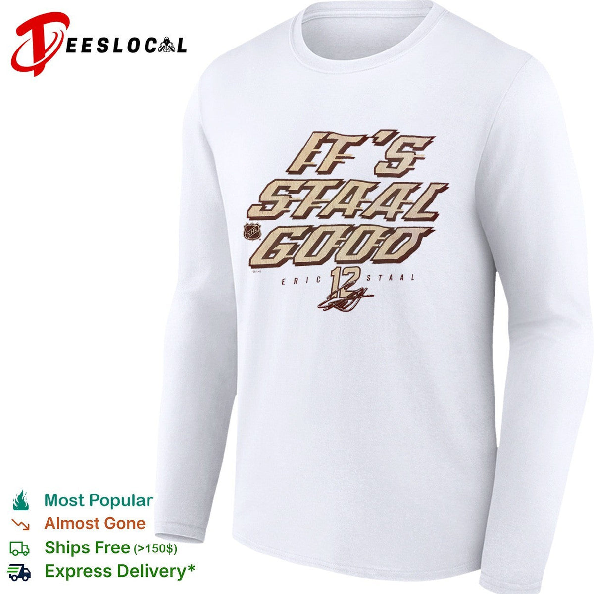 Eric Staal Carolina Hurricanes NHL it’s staal good parody shirt Unisex