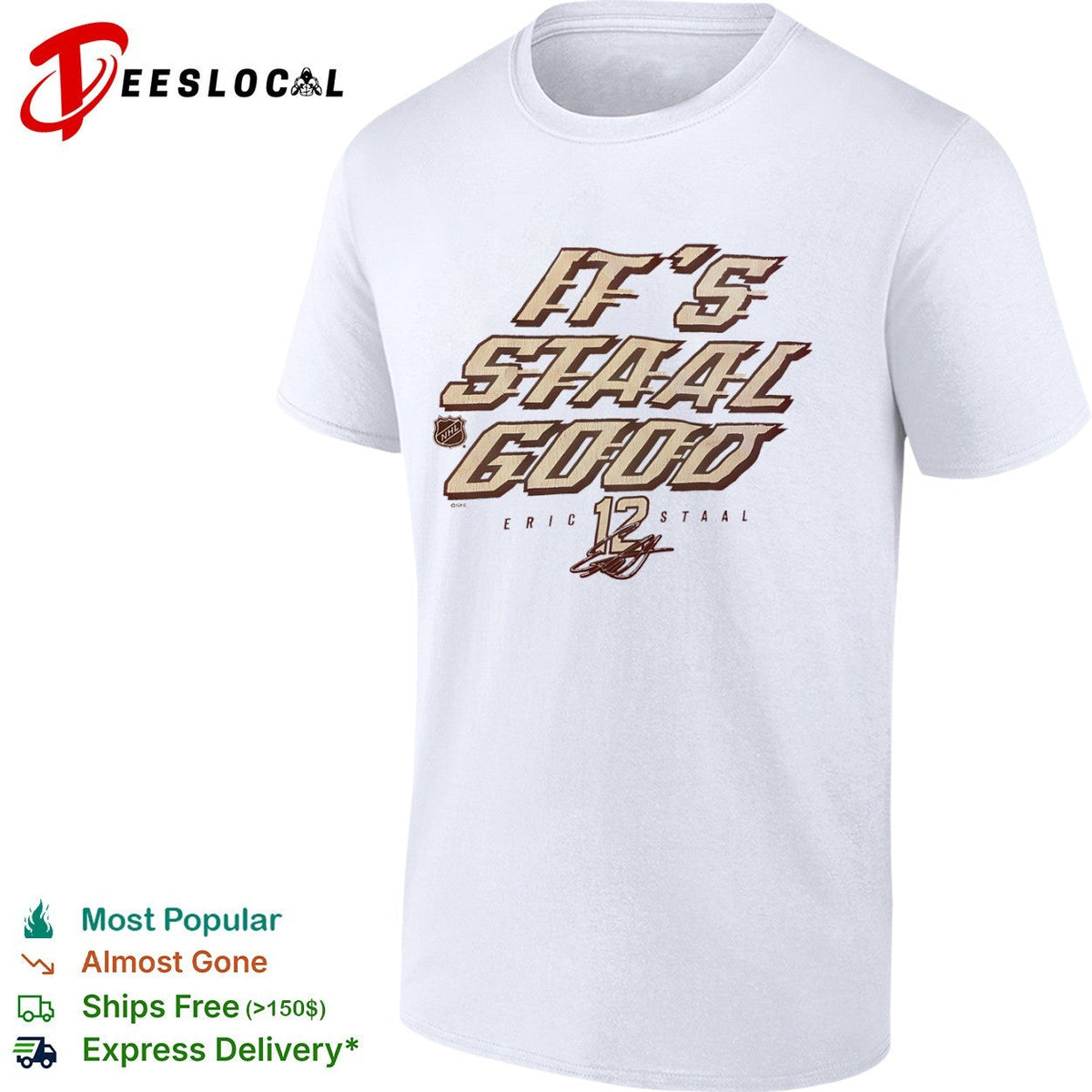 Eric Staal Carolina Hurricanes NHL it’s staal good parody shirt Unisex