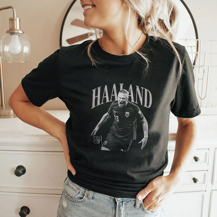Erling Haaland Norway Football T Shirt Unisex