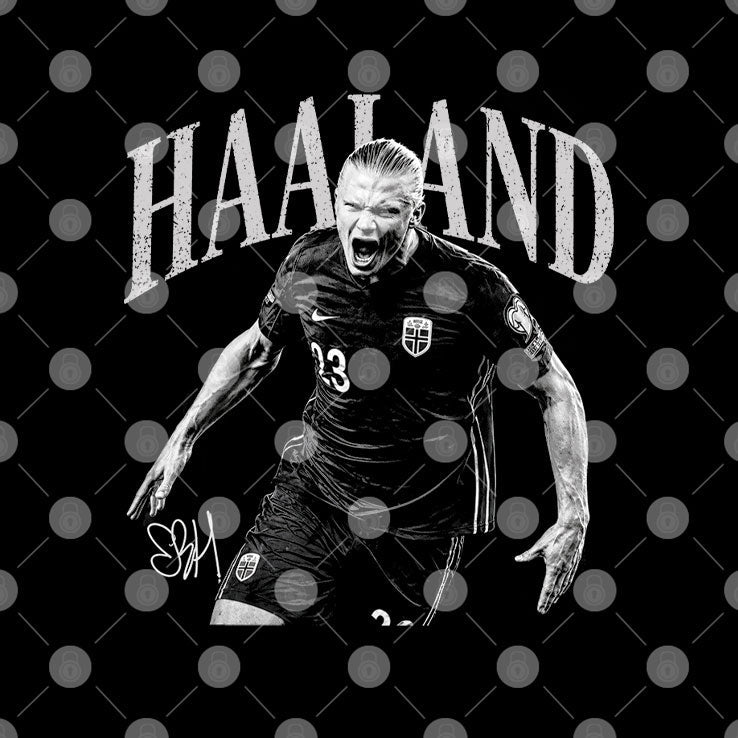 Erling Haaland Norway Football T Shirt Unisex