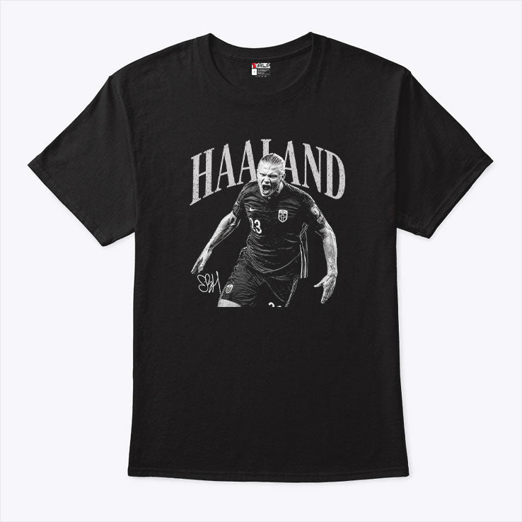 Erling Haaland Norway Football T Shirt Unisex