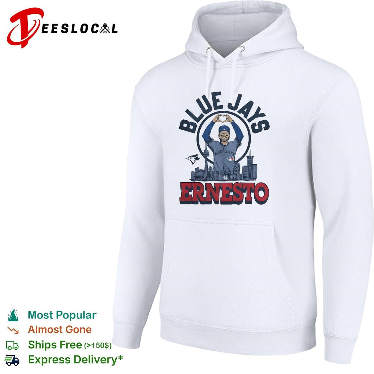 Ernesto Toronto Blue Jays player skyline shirt Unisex