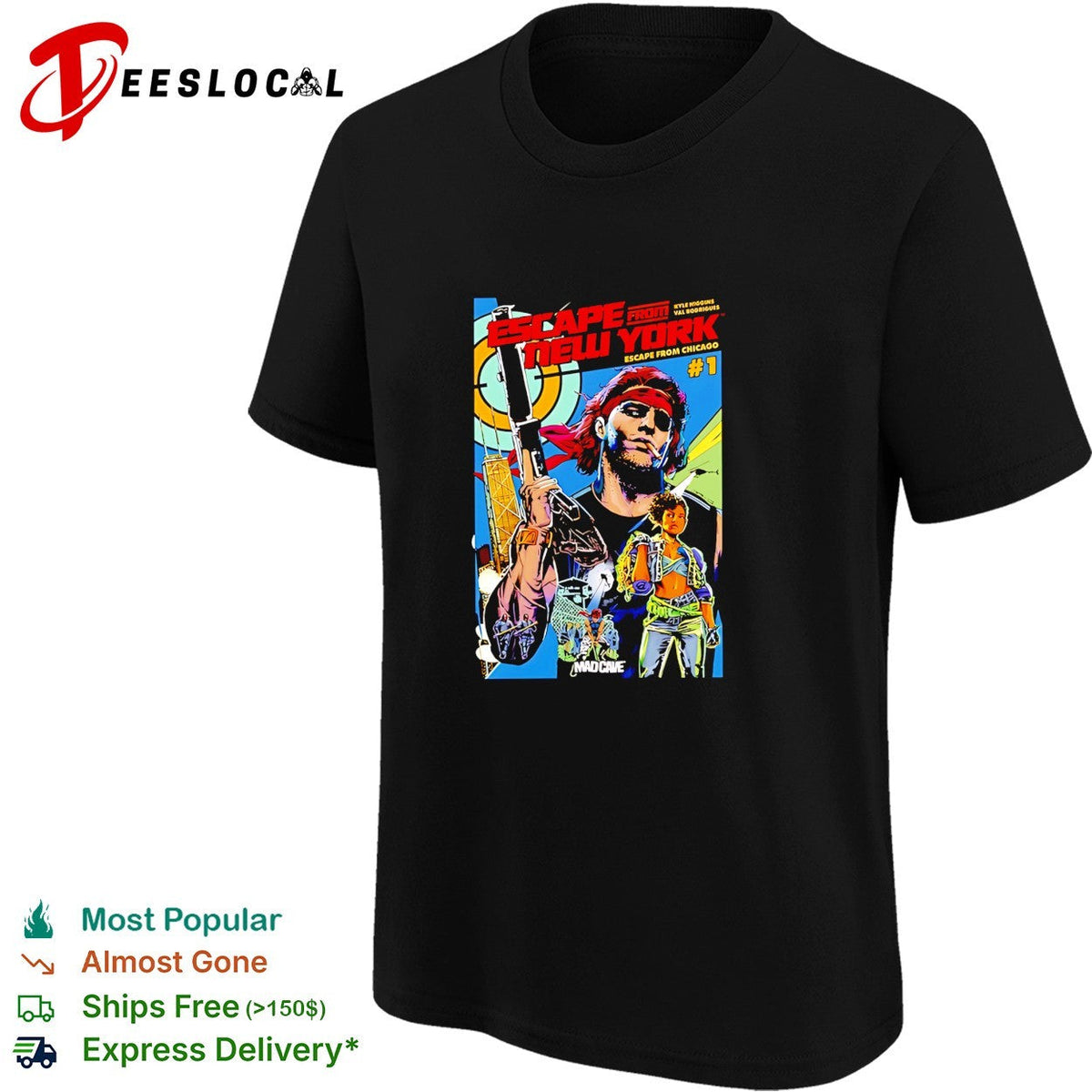 Escape from New York from Chicago funny shirt Unisex
