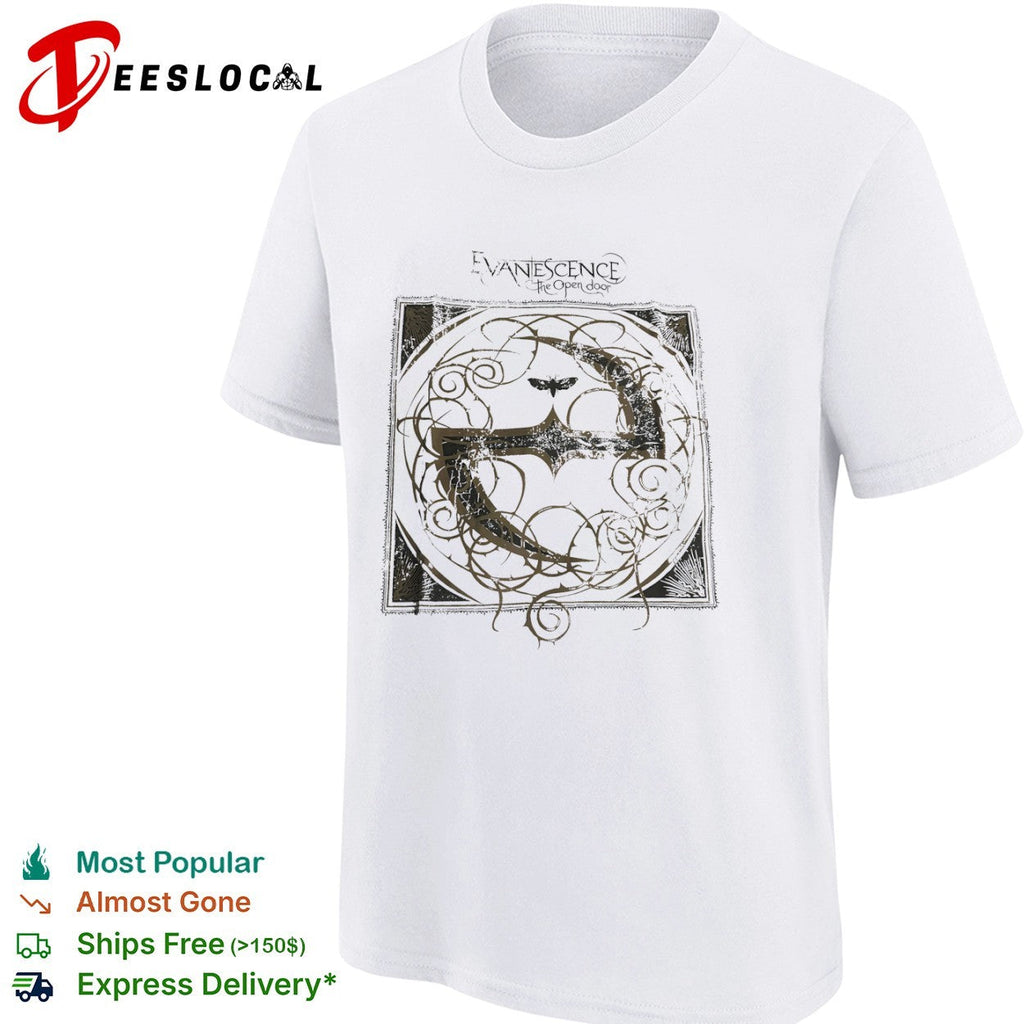 Evanescence The Open Door Logo and Moth Gothic Symbol shirt Unisex