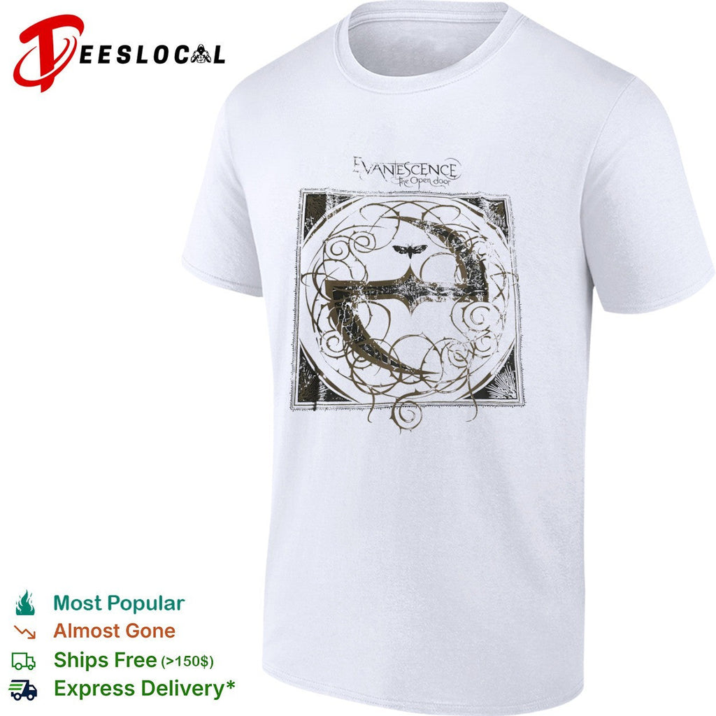 Evanescence The Open Door Logo and Moth Gothic Symbol shirt Unisex