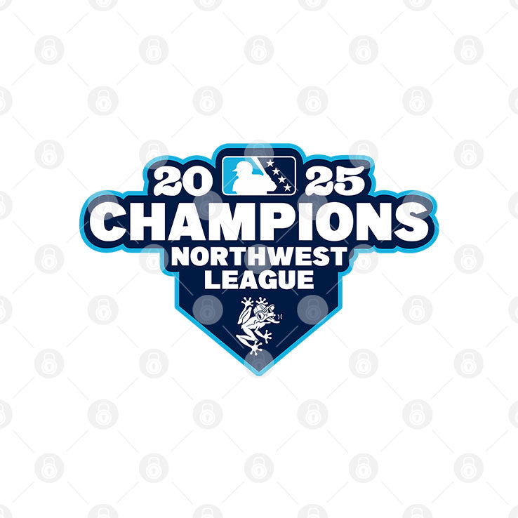 Everett AquaSox 2025 Northwest League Champions T Shirt Unisex