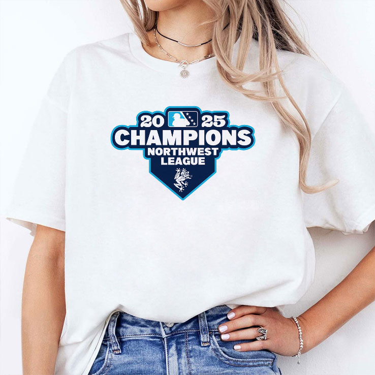 Everett AquaSox 2025 Northwest League Champions T Shirt Unisex