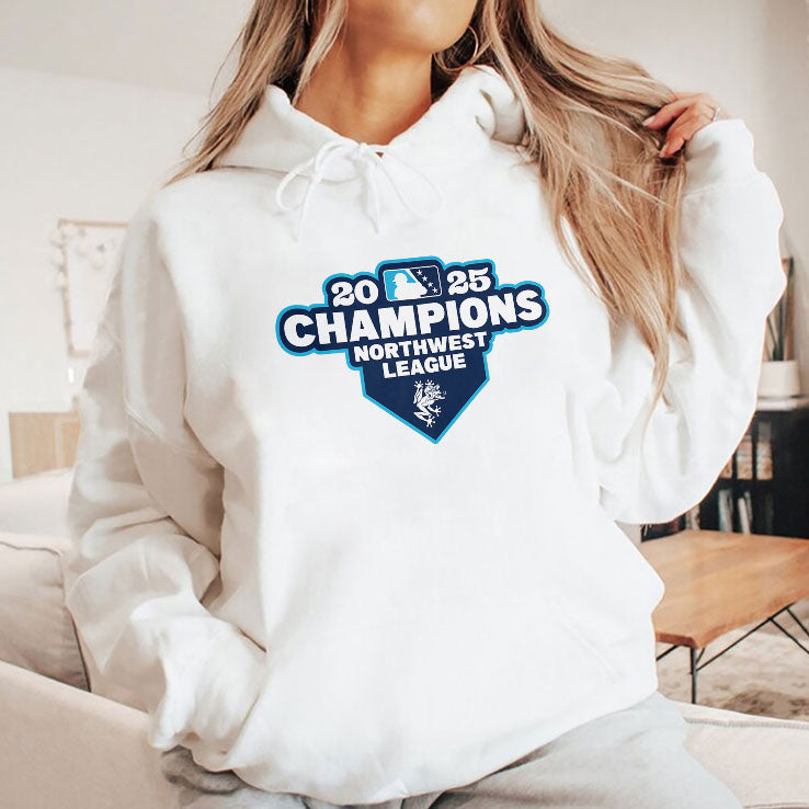 Everett AquaSox 2025 Northwest League Champions T Shirt Unisex