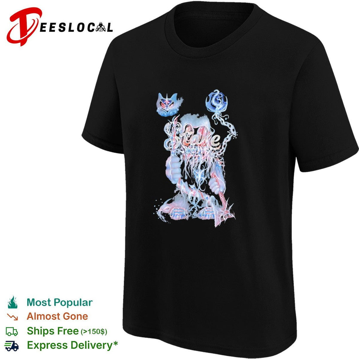 Everton Football Club Stake com Hummel Cthulhu Eldritch Horror Surrealist shirt Unisex
