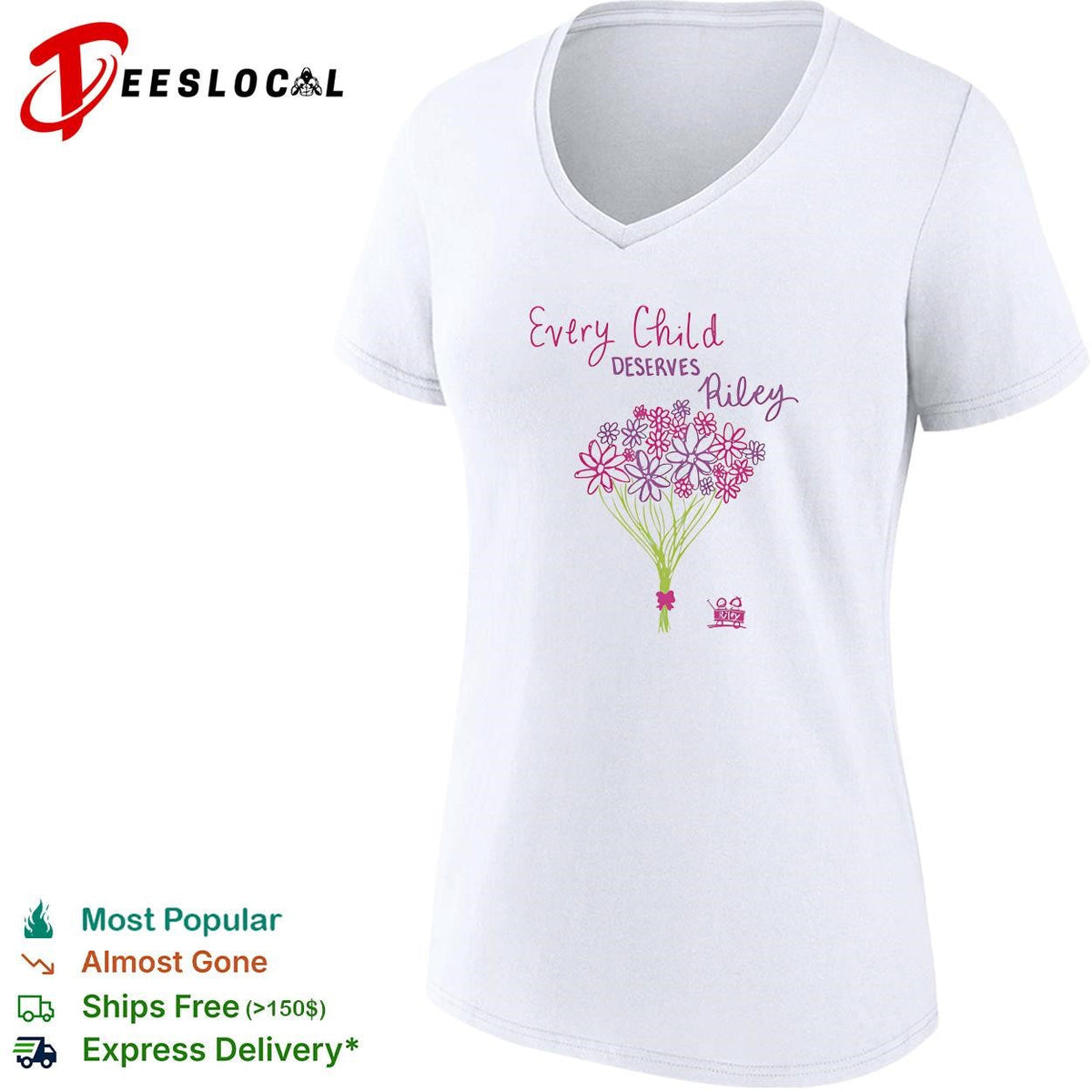 Every child deserves Riley floral bouquet shirt Unisex