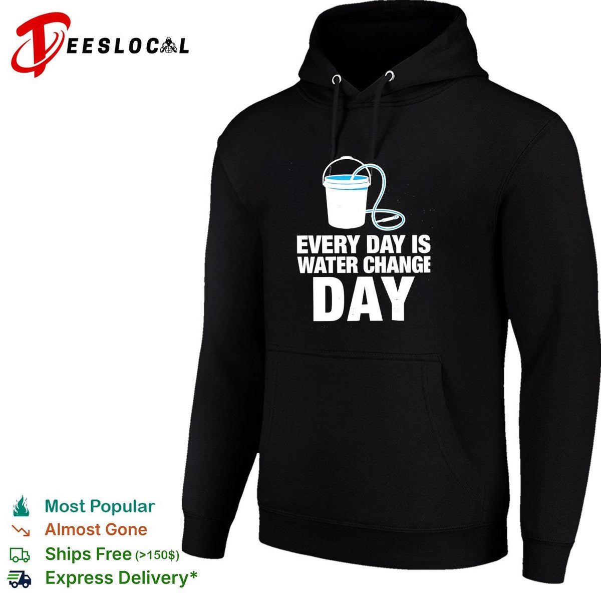 Every day is water change day aquarium shirt Unisex