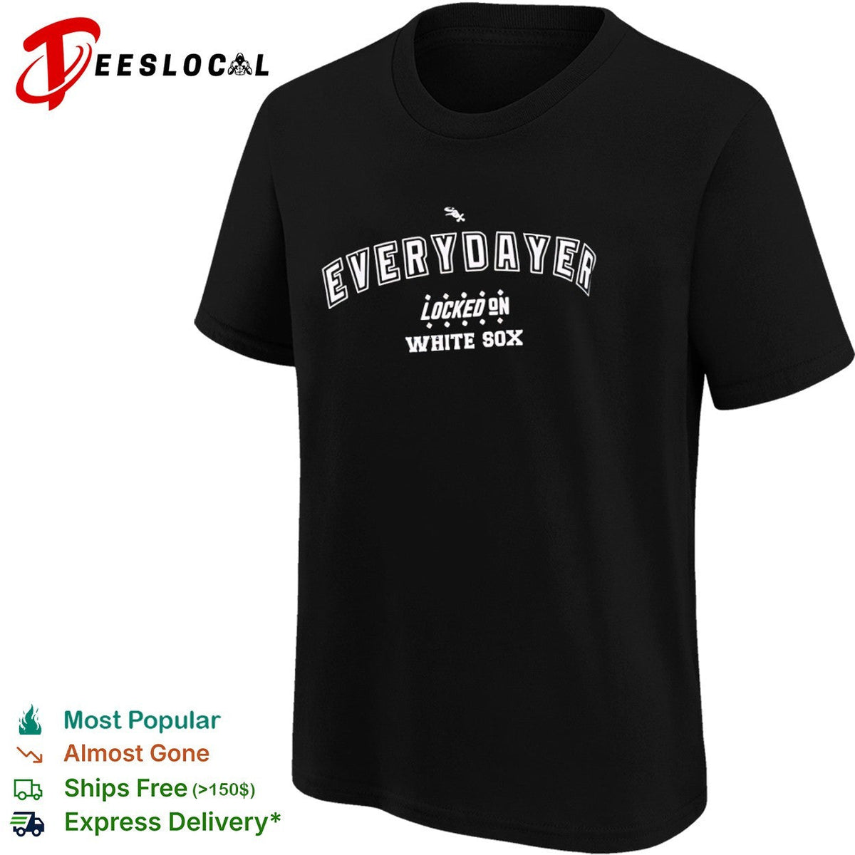 Everydayer Locked on Chicago White Sox Major League Baseball fan shirt Unisex