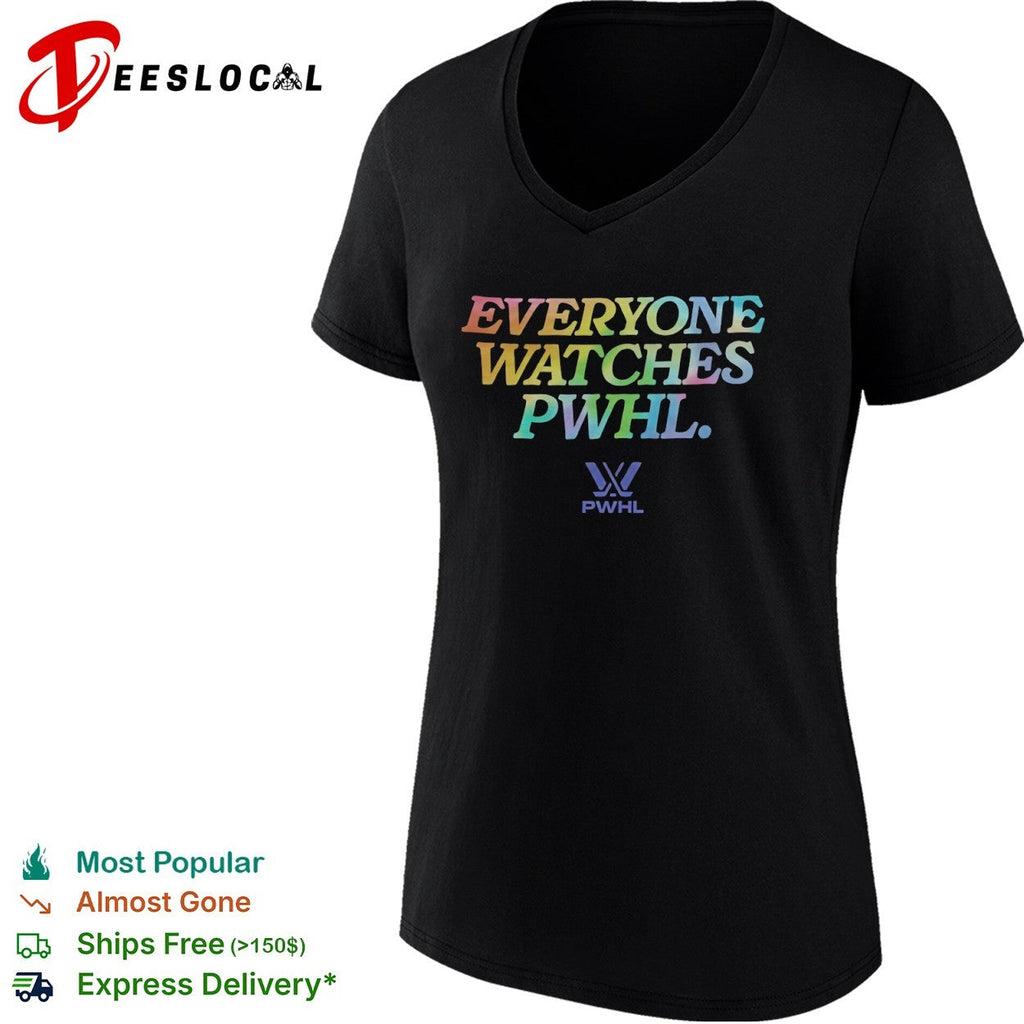 Everyone Watches League Logo Pride Rainbow shirt Unisex