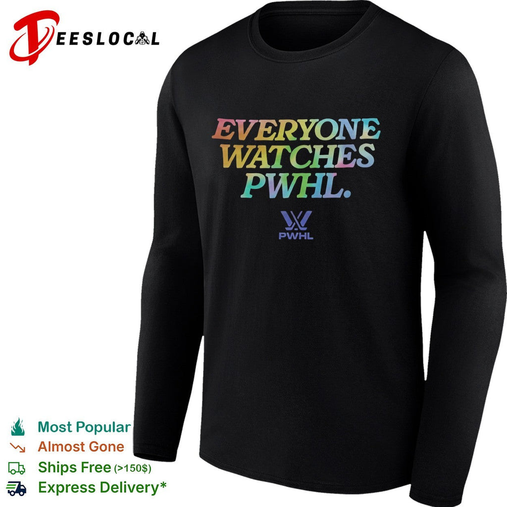 Everyone Watches League Logo Pride Rainbow shirt Unisex