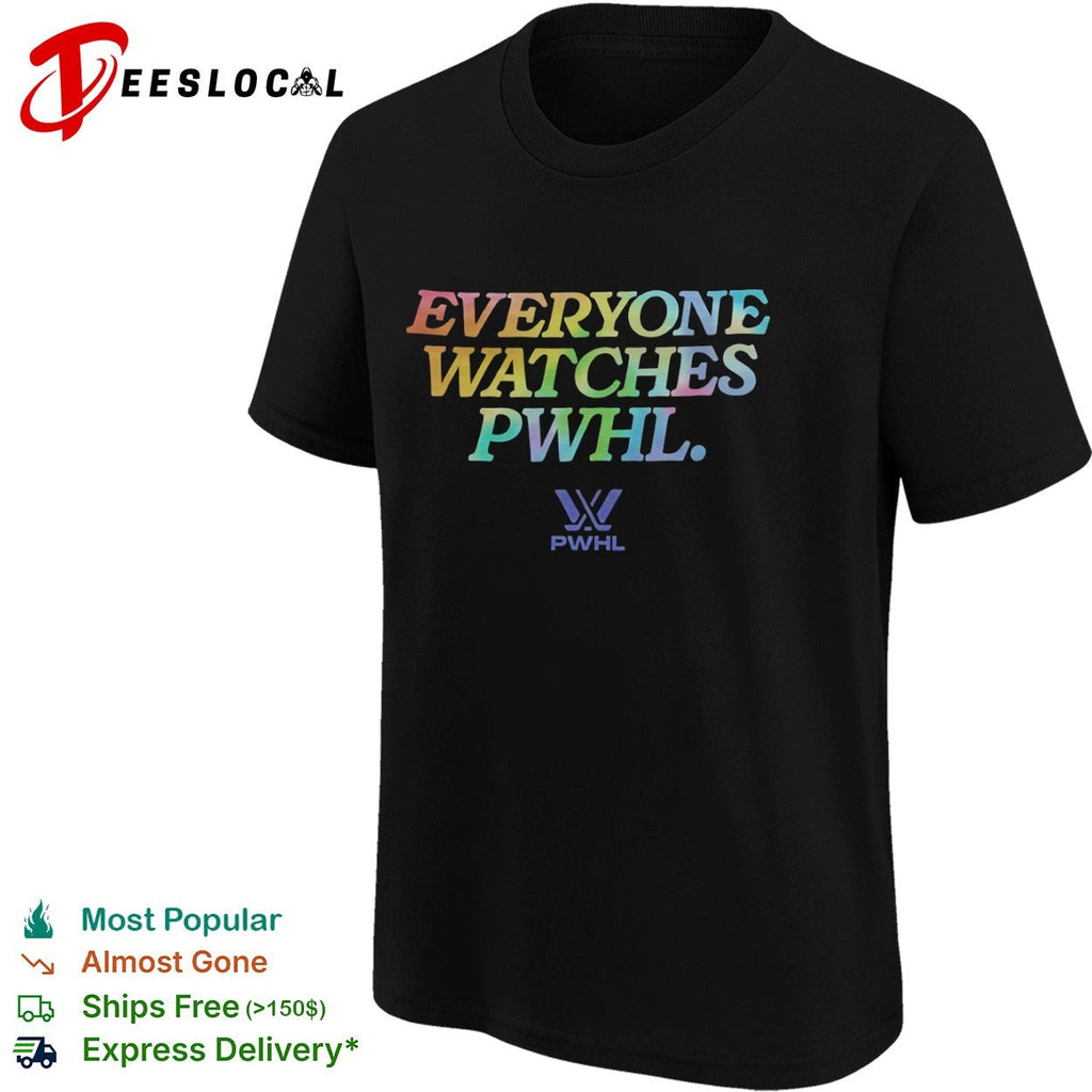 Everyone Watches League Logo Pride Rainbow shirt Unisex