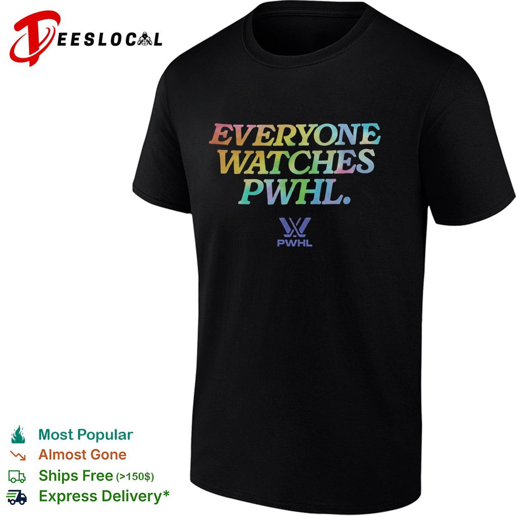 Everyone Watches League Logo Pride Rainbow shirt Unisex