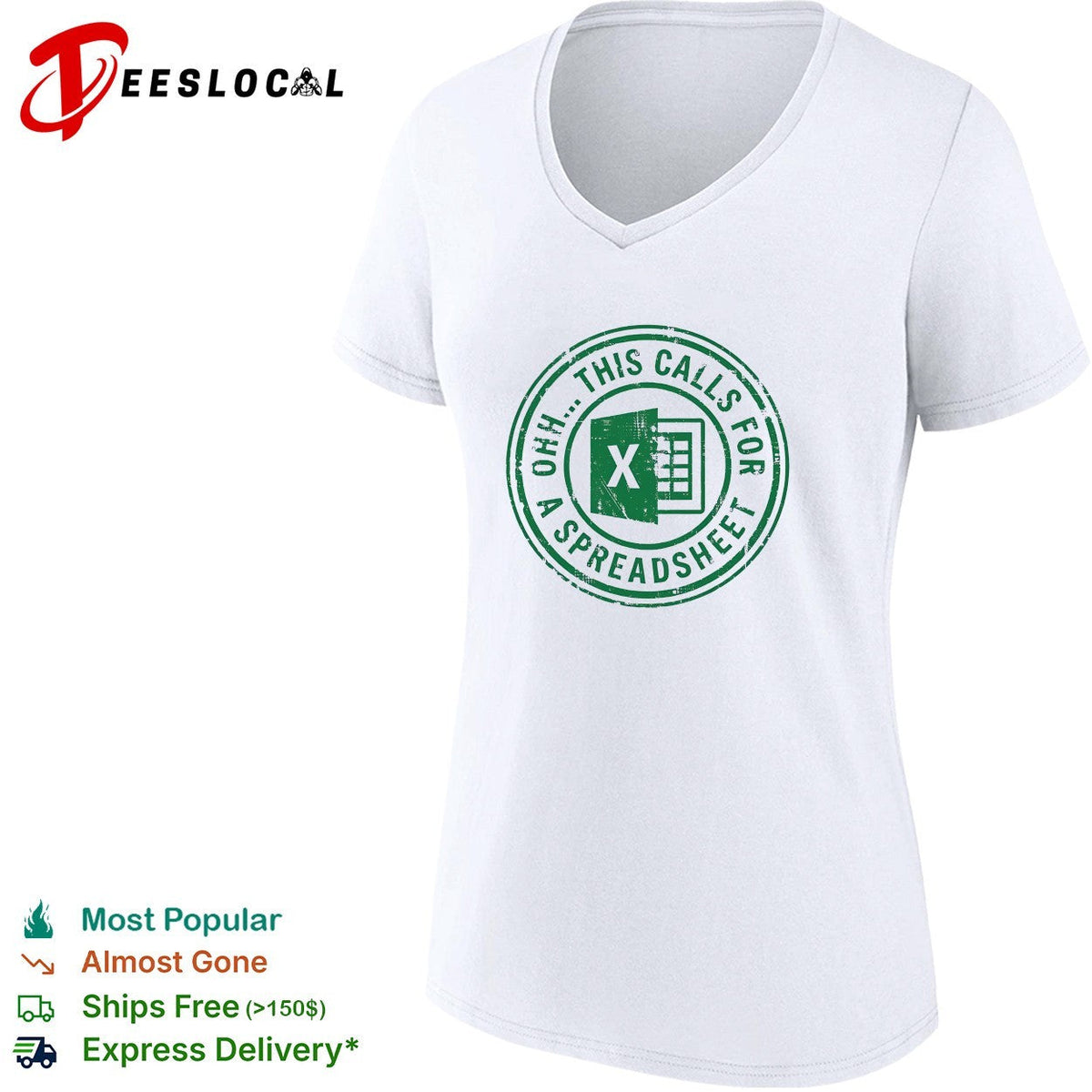 Excel spreadsheet ohh this calls for a spreadsheet humor shirt Unisex