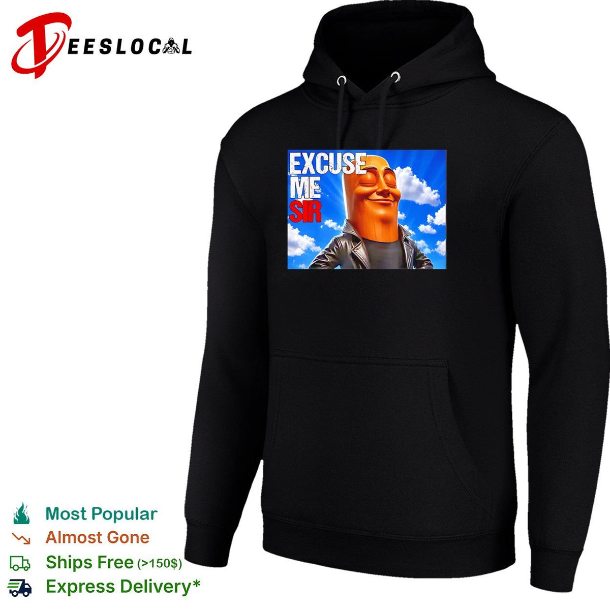 Excuse me sir The Rock Dwayne Johnson parody pop culture meme wood grain shirt Unisex