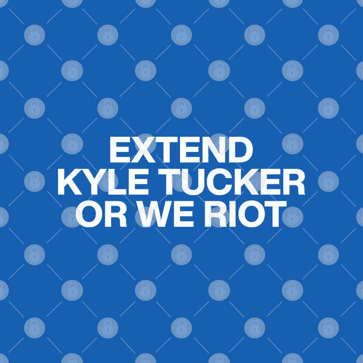 Extend Kyle Tucker Or We Riot T Shirt Unisex