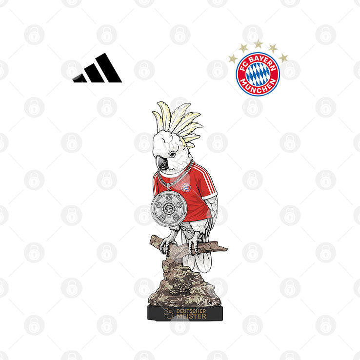 FC Bayern Munich 35 Deutscher Meister Cockatoo T Shirt Unisex