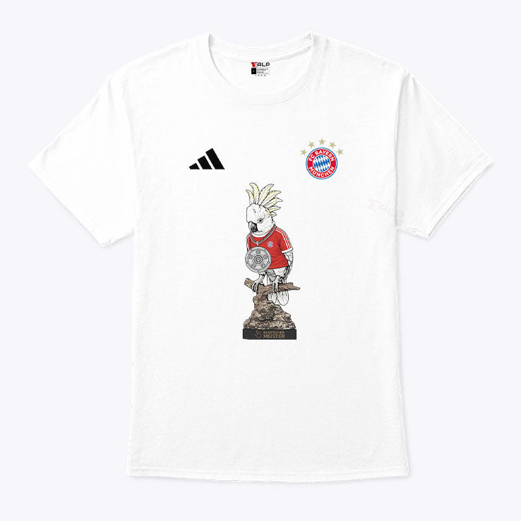 FC Bayern Munich 35 Deutscher Meister Cockatoo T Shirt Unisex