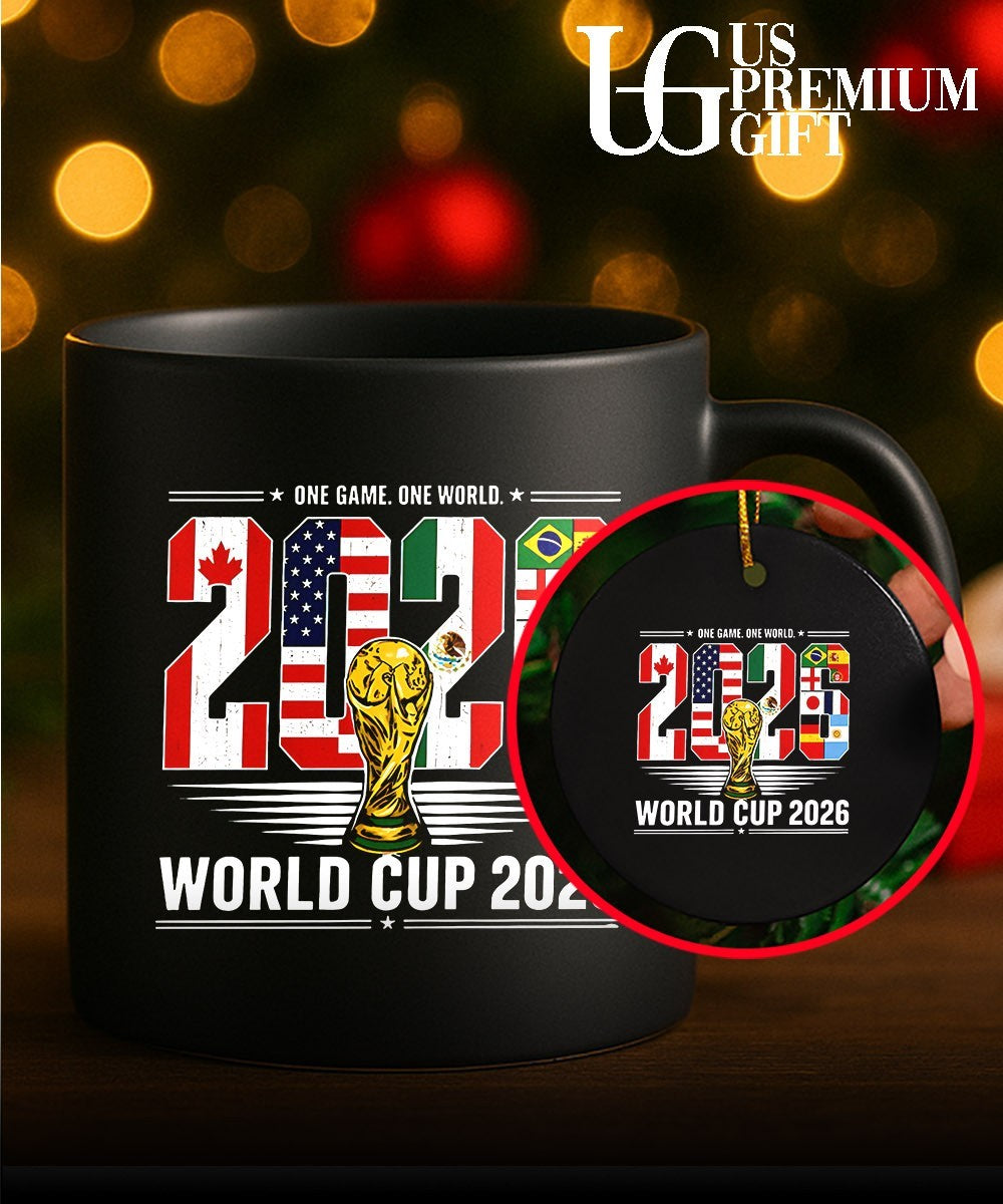 FIFA Soccer World Cup 2026 One Game One World shirt Unisex