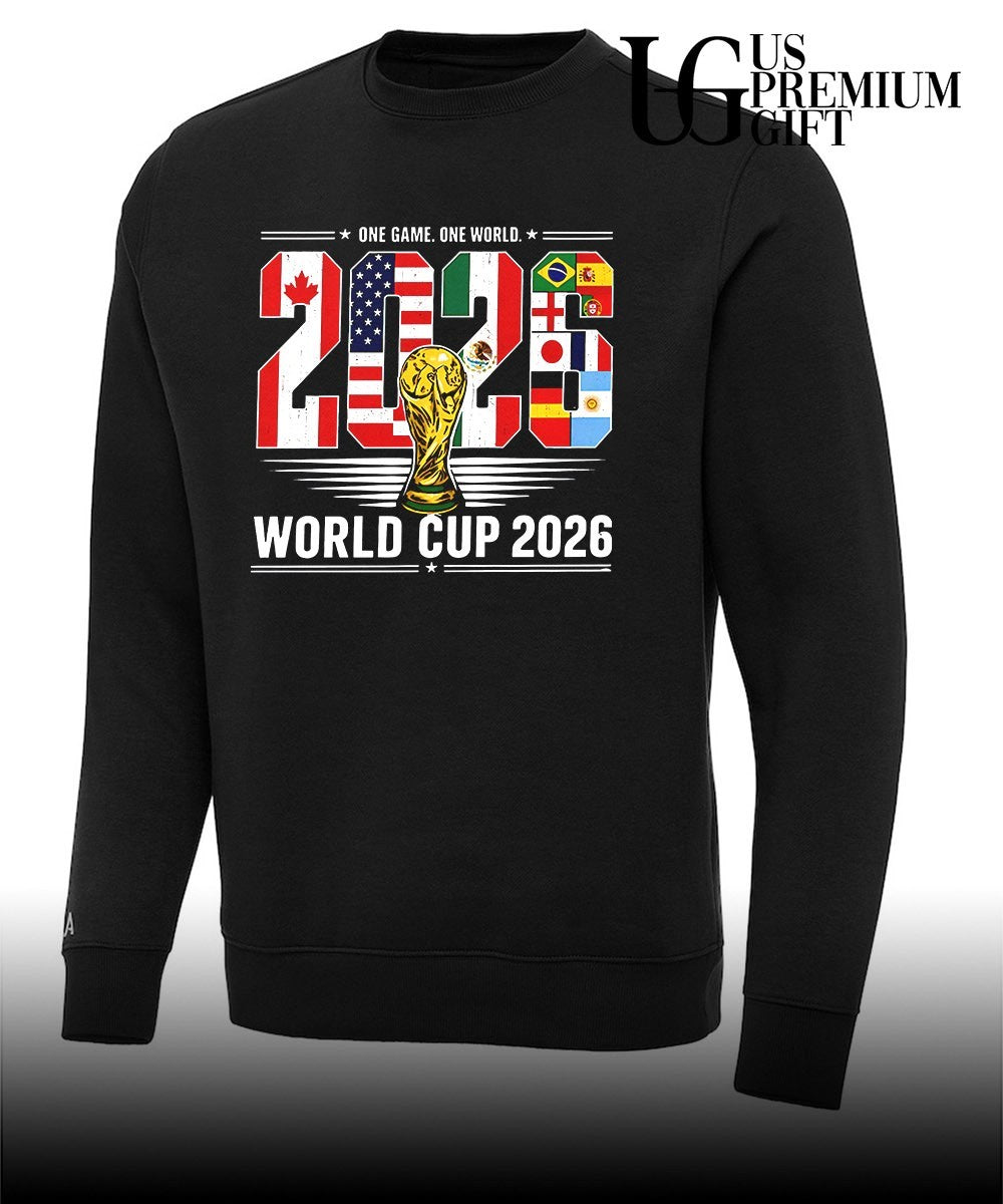 FIFA Soccer World Cup 2026 One Game One World shirt Unisex