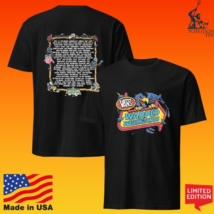 Vans Warped Tour Washington D.c 2026 Lineup Unisex