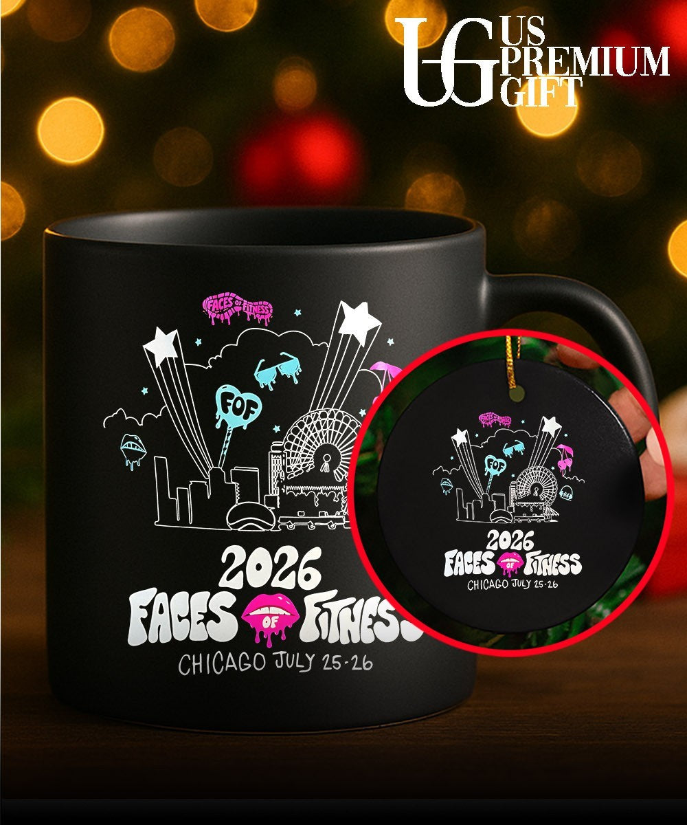 Faces of Fitness 2026 Chicago July 25-26 Event FOF logo shirt Unisex