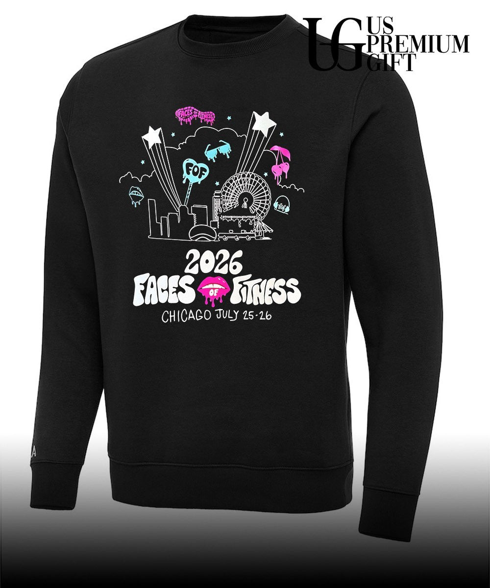 Faces of Fitness 2026 Chicago July 25-26 Event FOF logo shirt Unisex