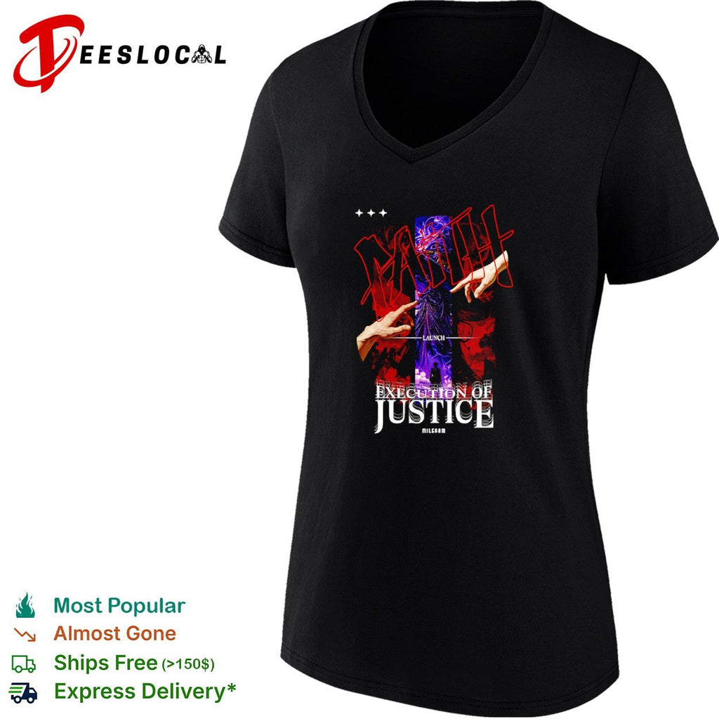 Faith Execution of Justice Milgaam Launch Creation of Adam shirt Unisex