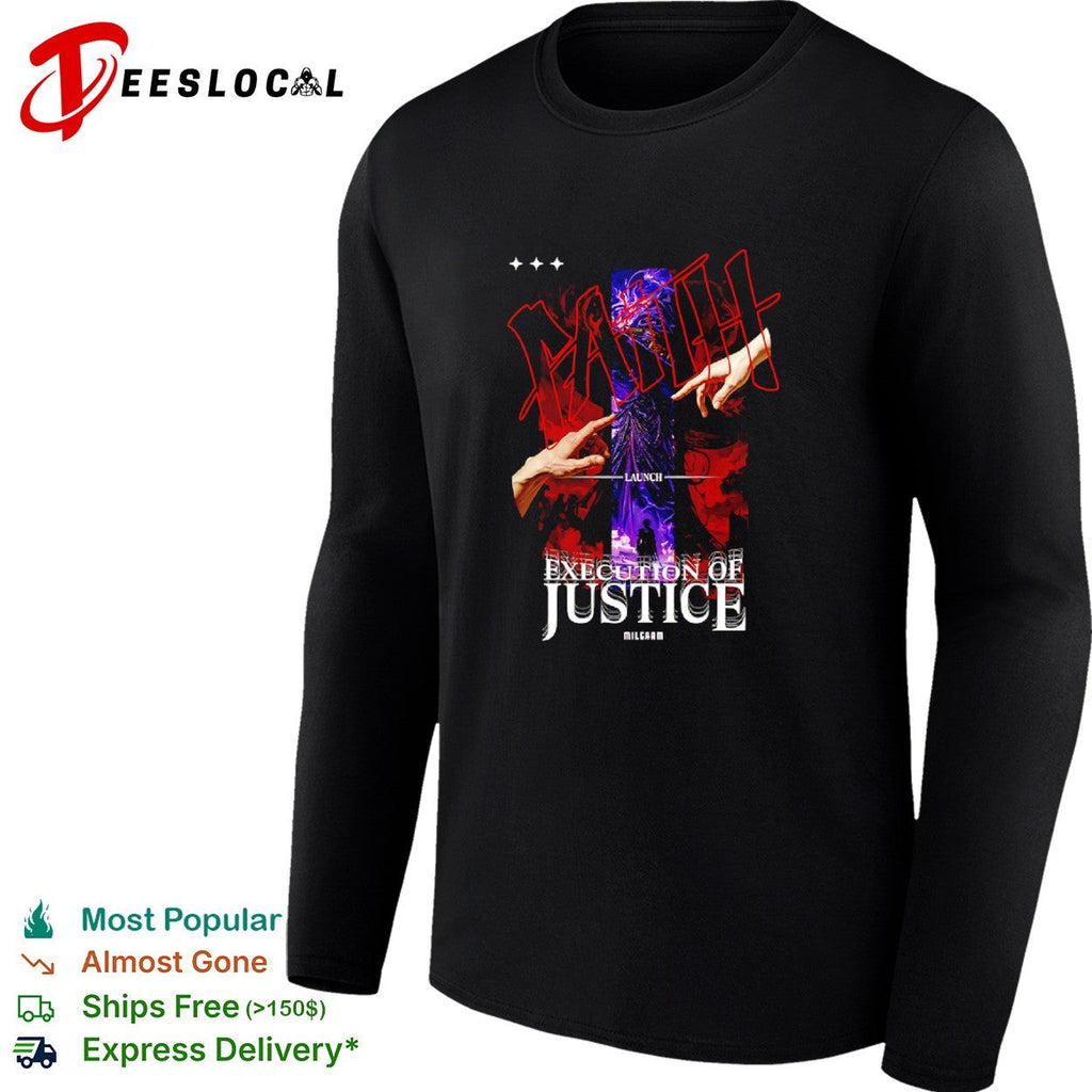 Faith Execution of Justice Milgaam Launch Creation of Adam shirt Unisex