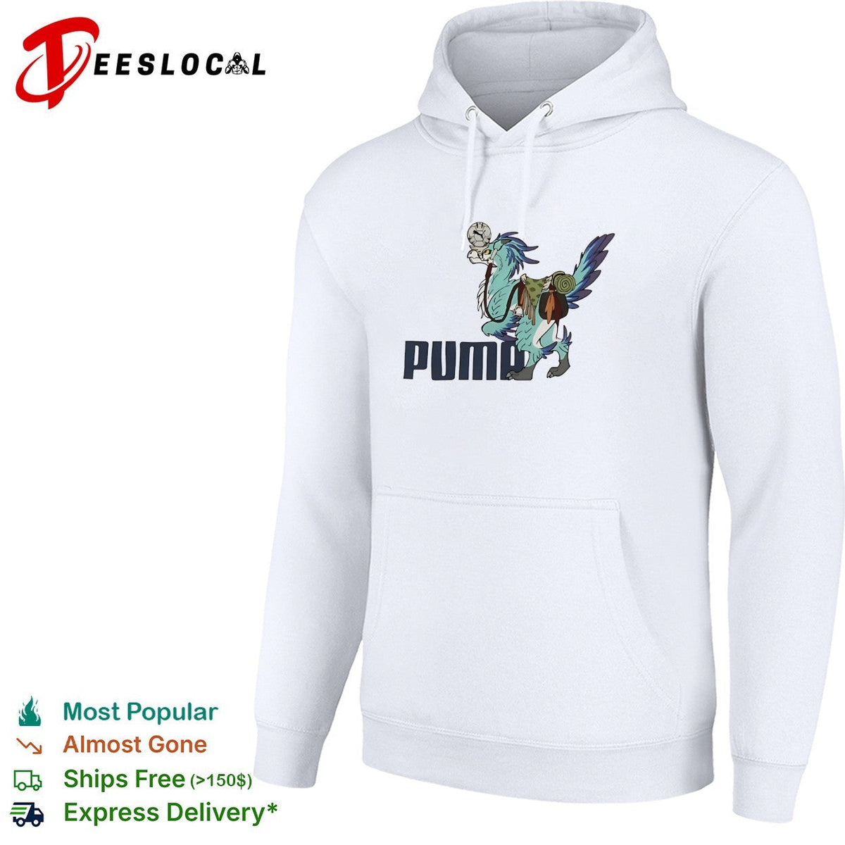 Fantasy bird creature with saddle and gear sports logo shirt Unisex