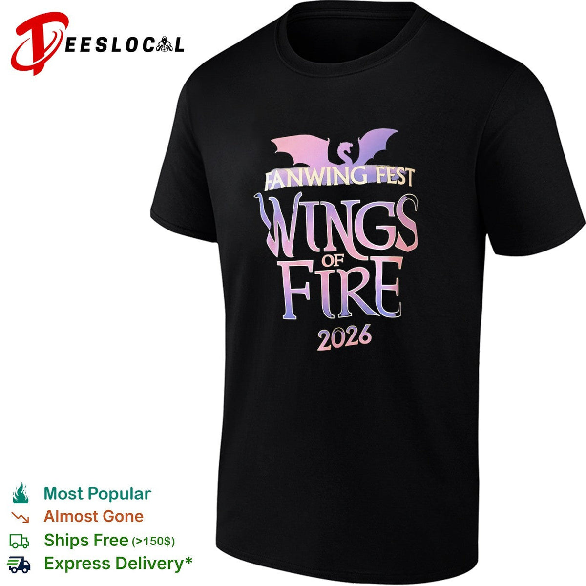 Fanwing Fest Wings of Fire 2026 shirt Unisex