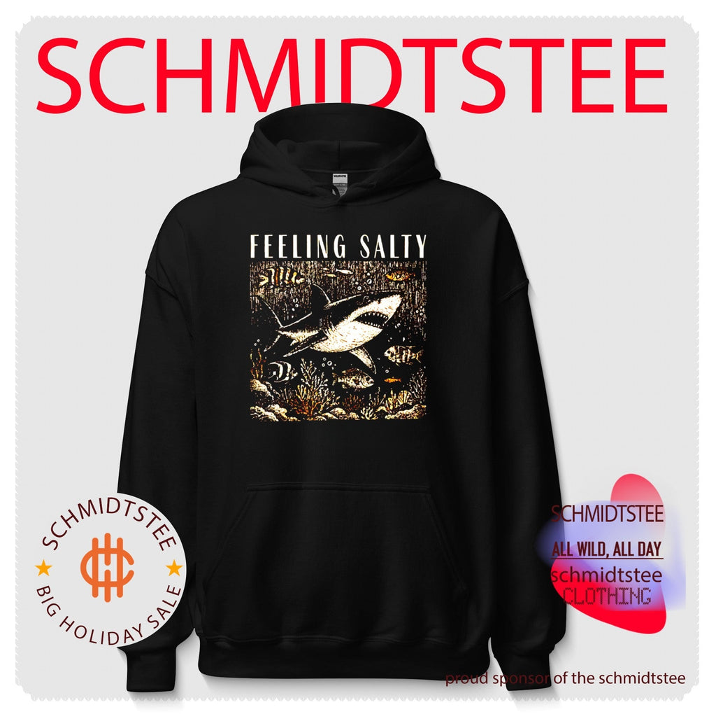 Feeling Salty Shark Ocean Life sea underwater shirt Unisex